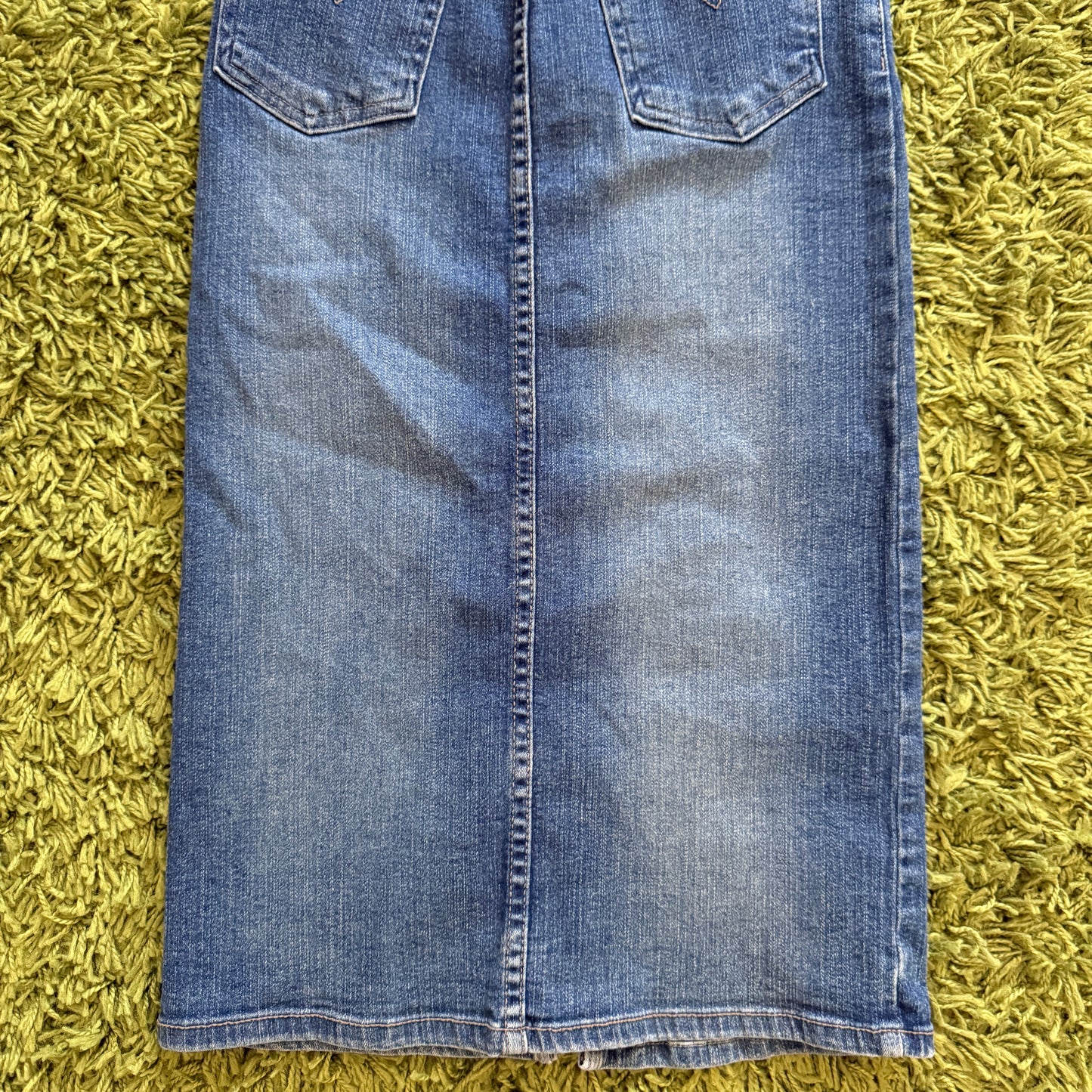 vintage whimsy 90s y2k denim skirt