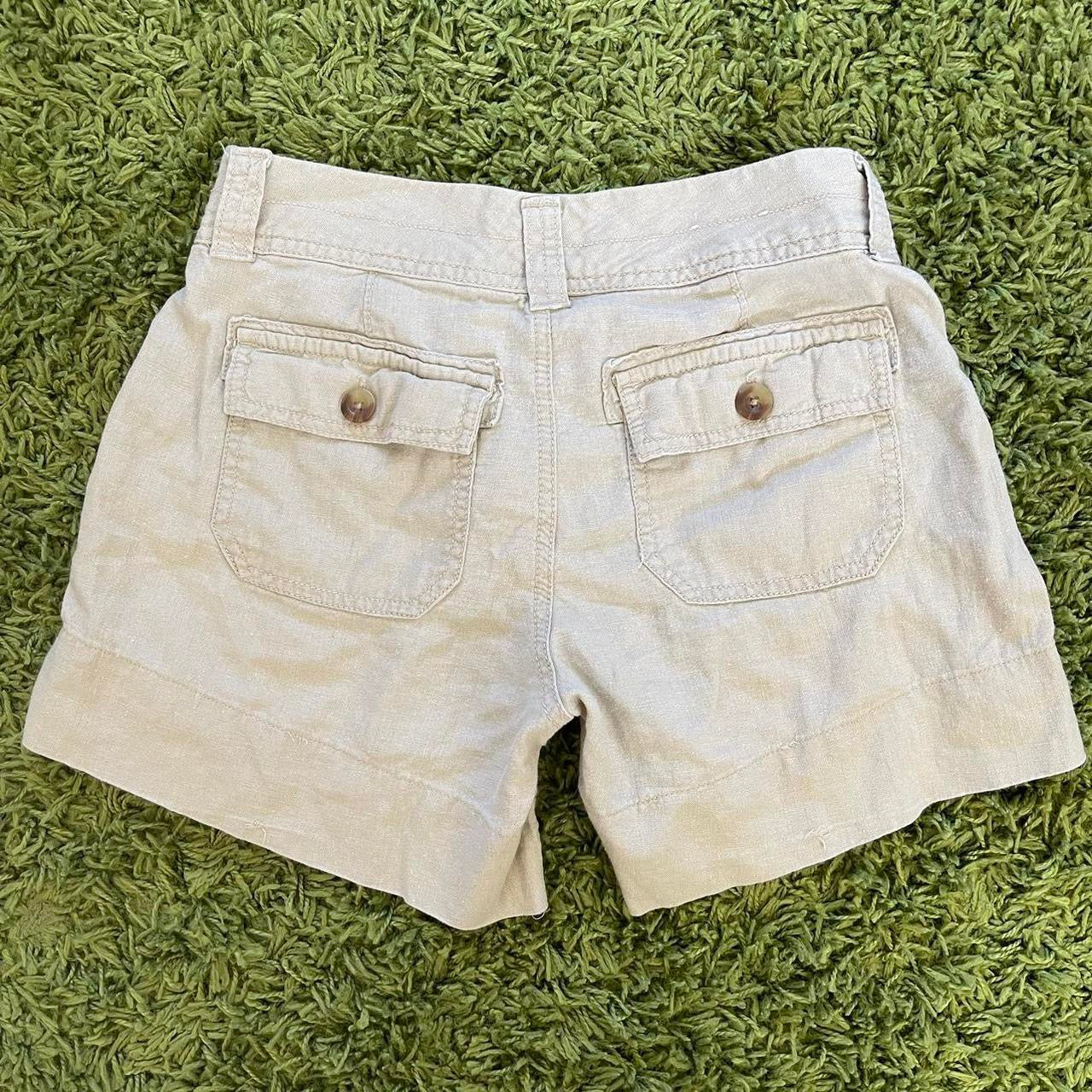 whimsy 90s y2k linen cargo shorts