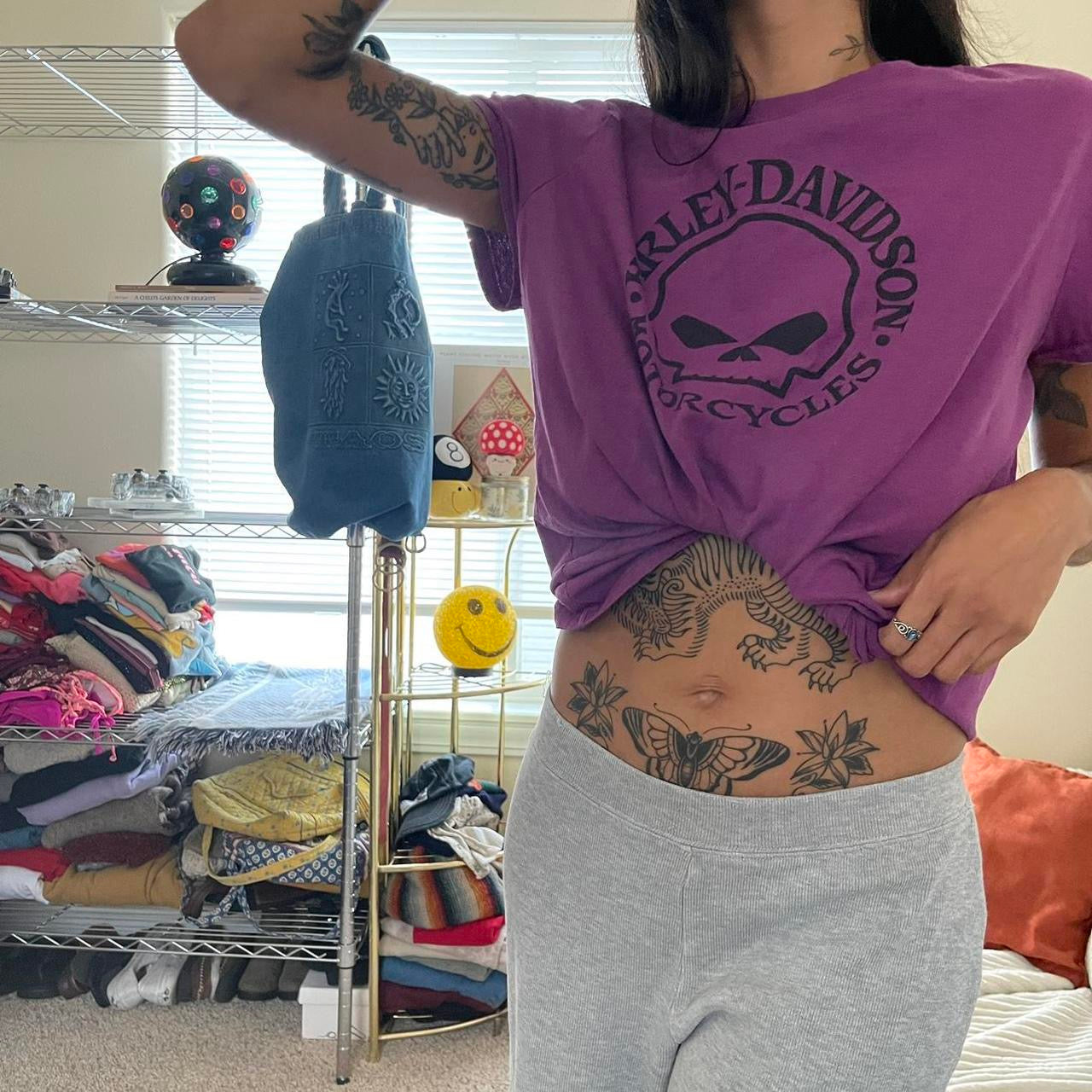vintage 90s y2k HARLEY DAVIDSON graphic t shirt
