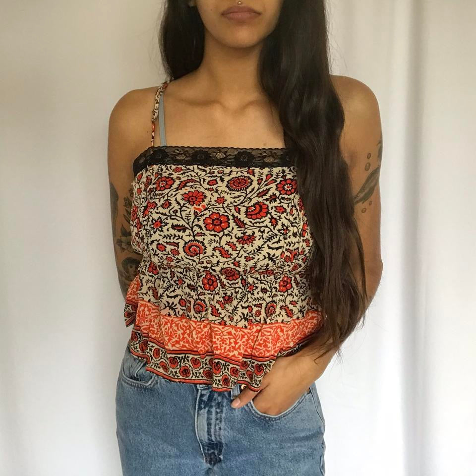 unique vintage whimsy 90s y2k cami top