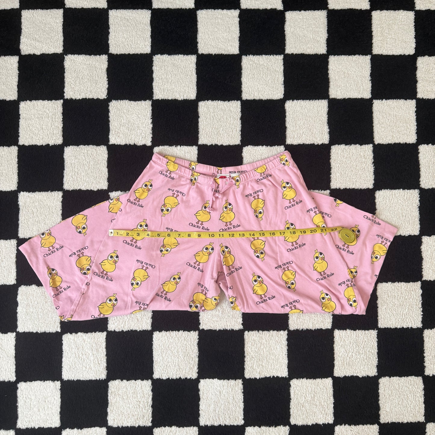 unique vintage whimsy 90s y2k FRED IS RED graphic lounge pants