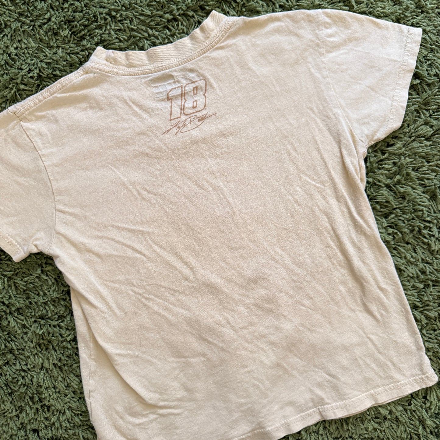 unique vintage whimsy 90s y2k NASCAR M&M graphic baby tee