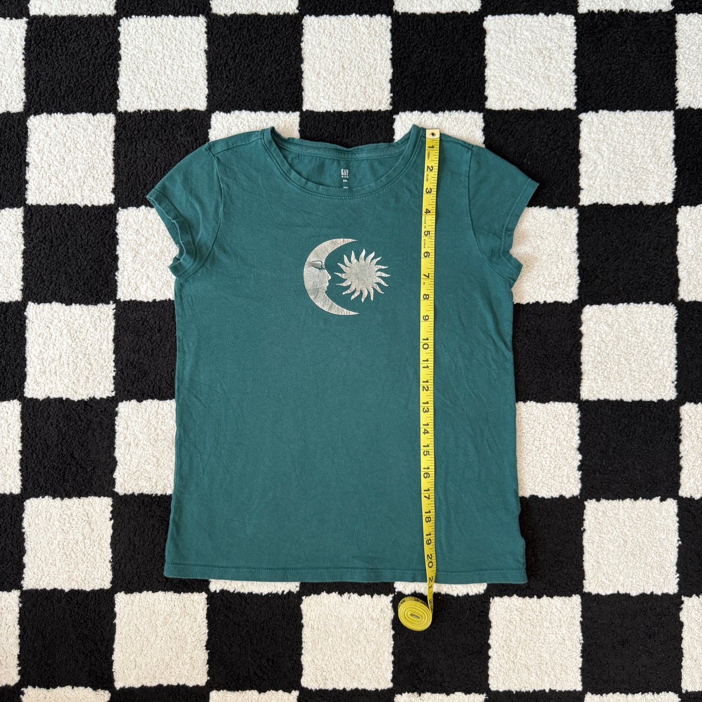 vintage whimsy celestial 90s y2k graphic baby tee