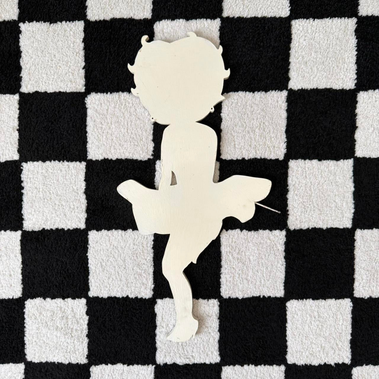 unique handmade whimsy 90s y2k BETTY BOOP wooden wall decor