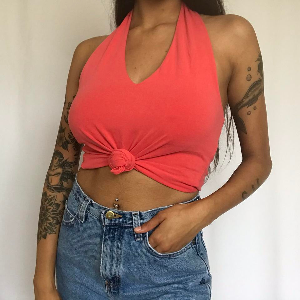 vintage whimsy 90s y2k halter top