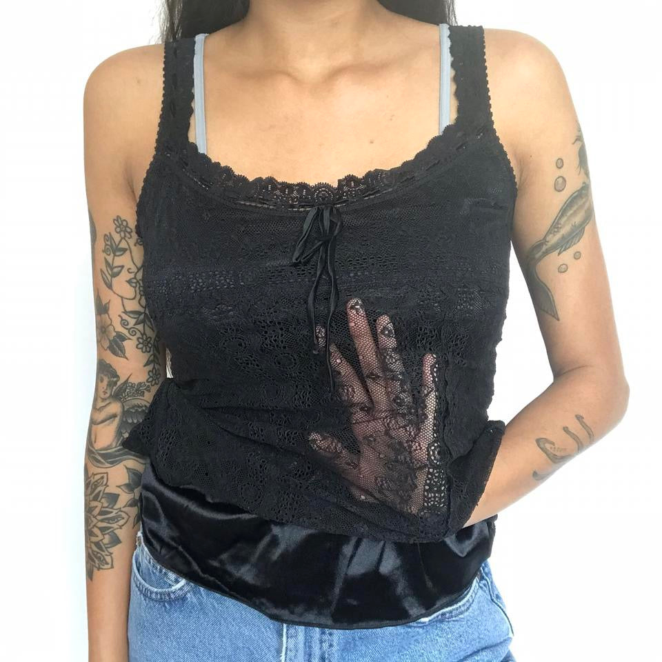 unique vintage whimsy 90s y2k EXPRESS tank top