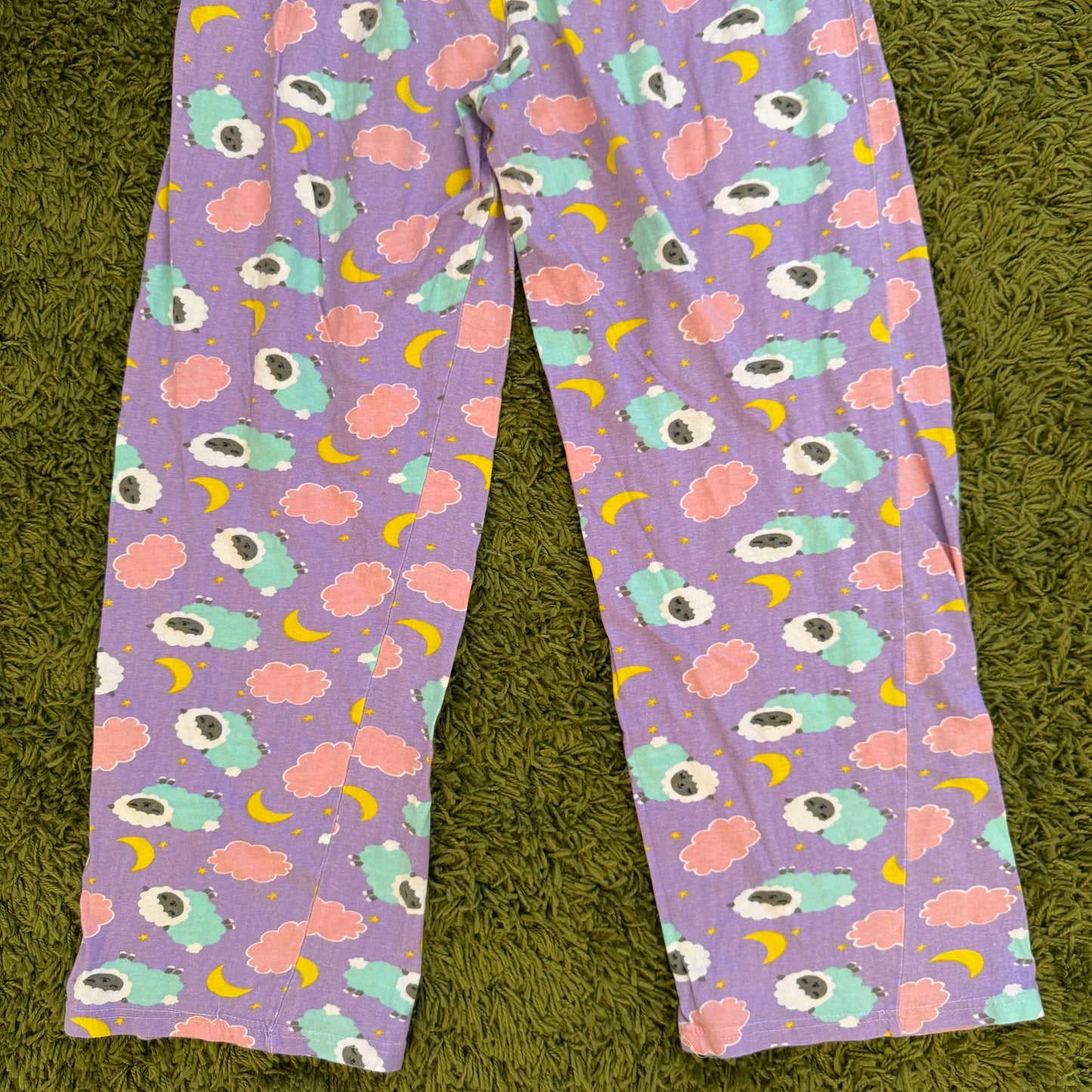 unique vintage whimsical celestial 90s y2k lounge pants