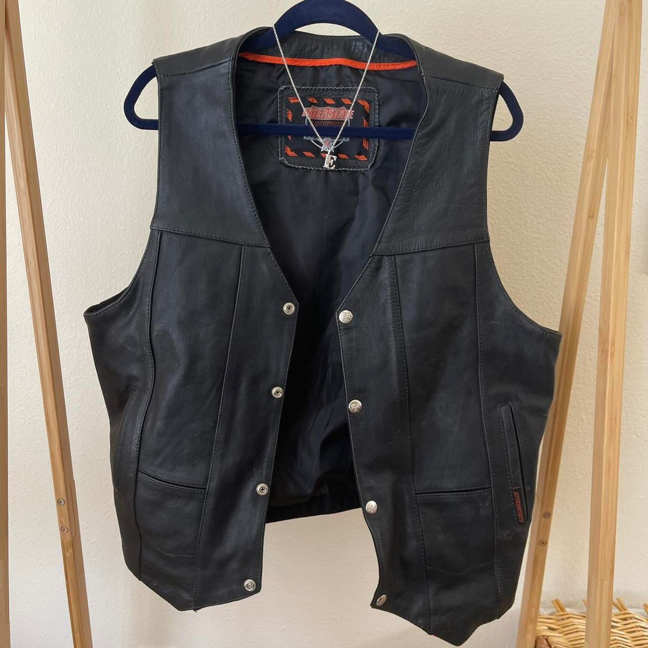 vintage whimsy 90s y2k leather vest