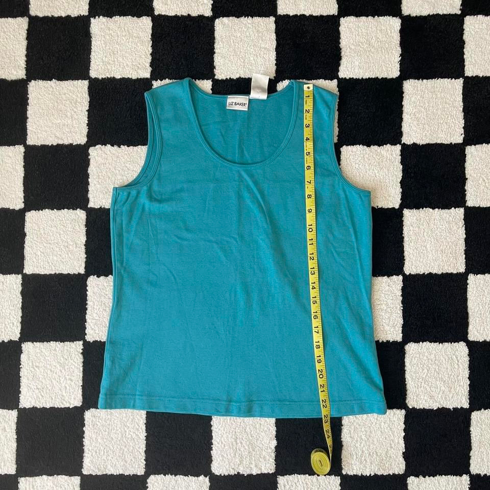 vintage whimsy 90s y2k LIZ BAKER tank top