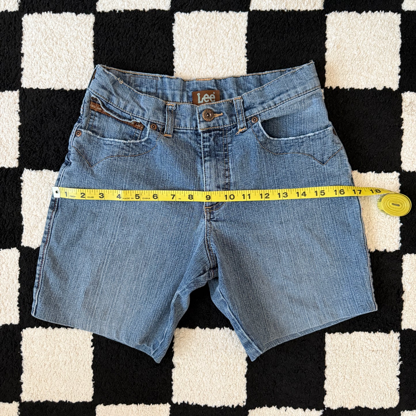 vintage whimsy 90s y2k LEE denim bermuda shorts