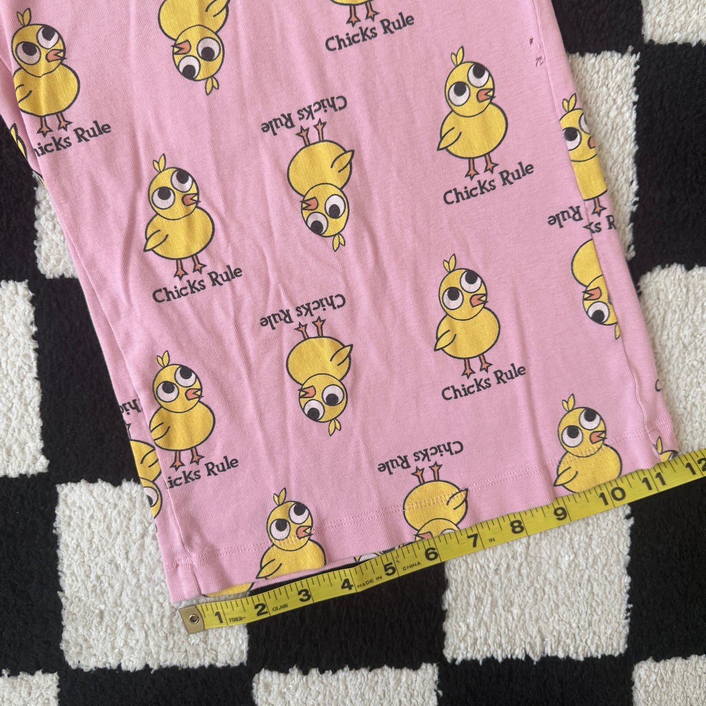 unique vintage whimsy 90s y2k FRED IS RED graphic lounge pants
