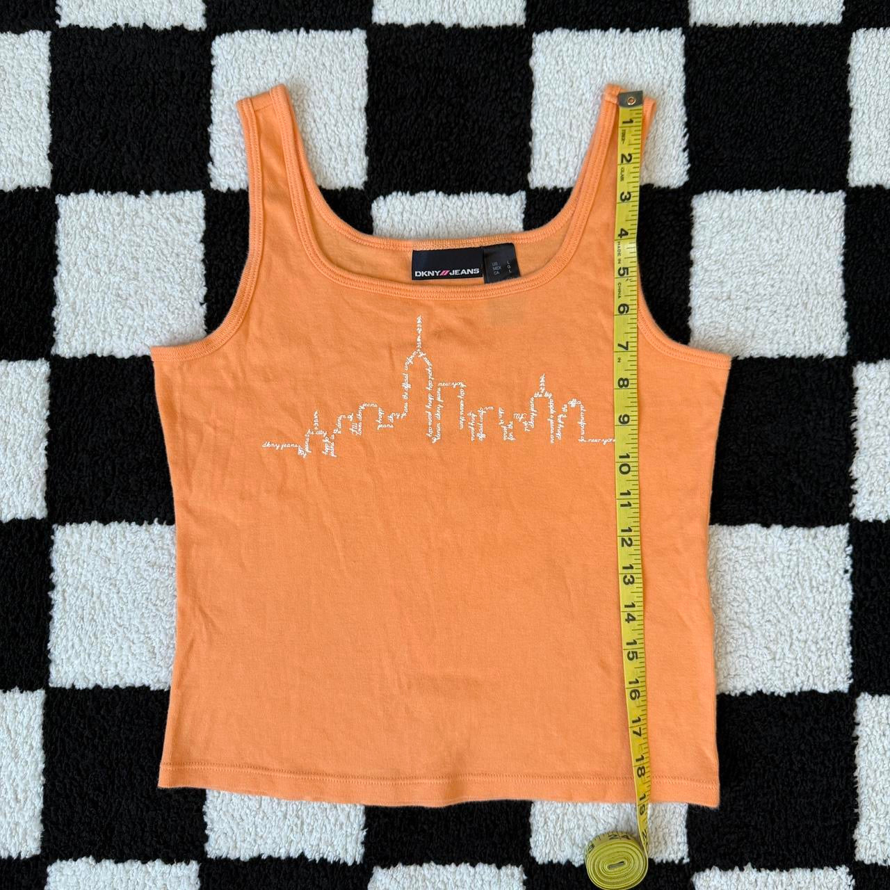 vintage whimsy y2k grunge DKNY JEANS graphic tank top