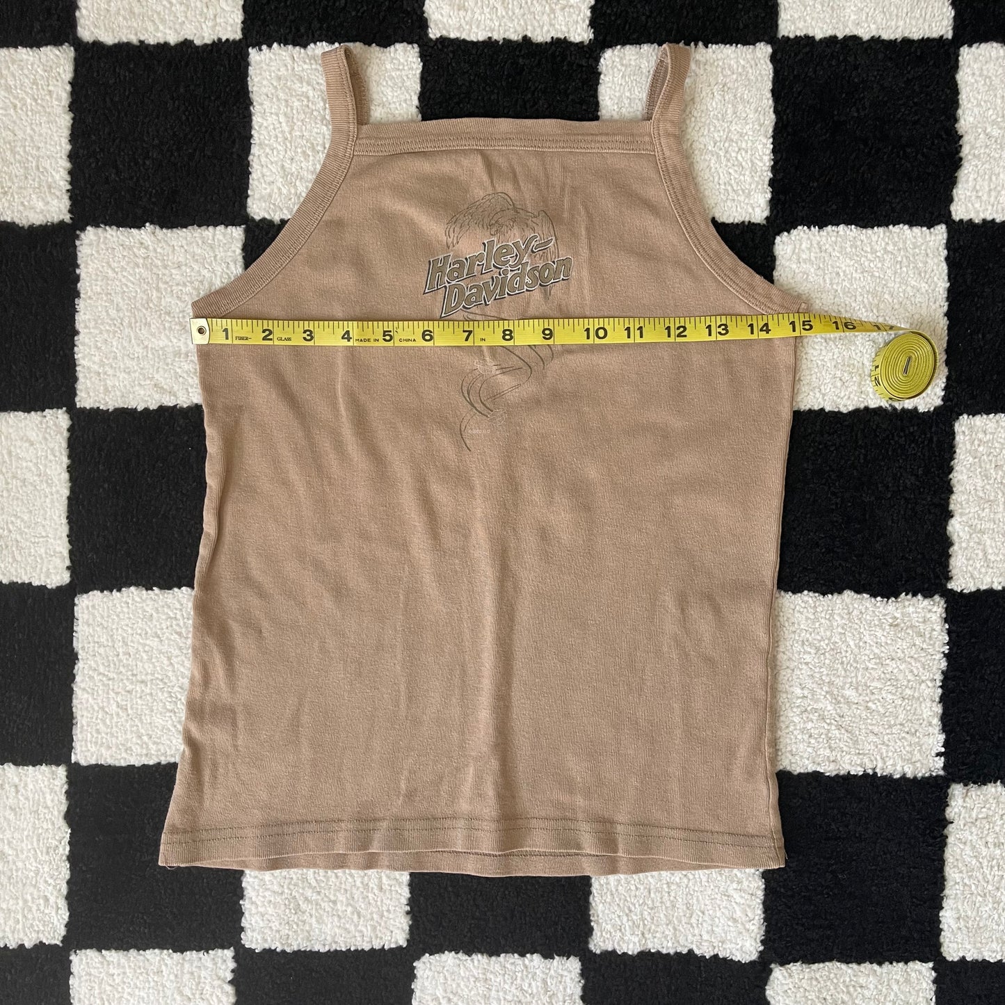 vintage whimsy 90s y2k HARLEY DAVIDSON graphic tank top