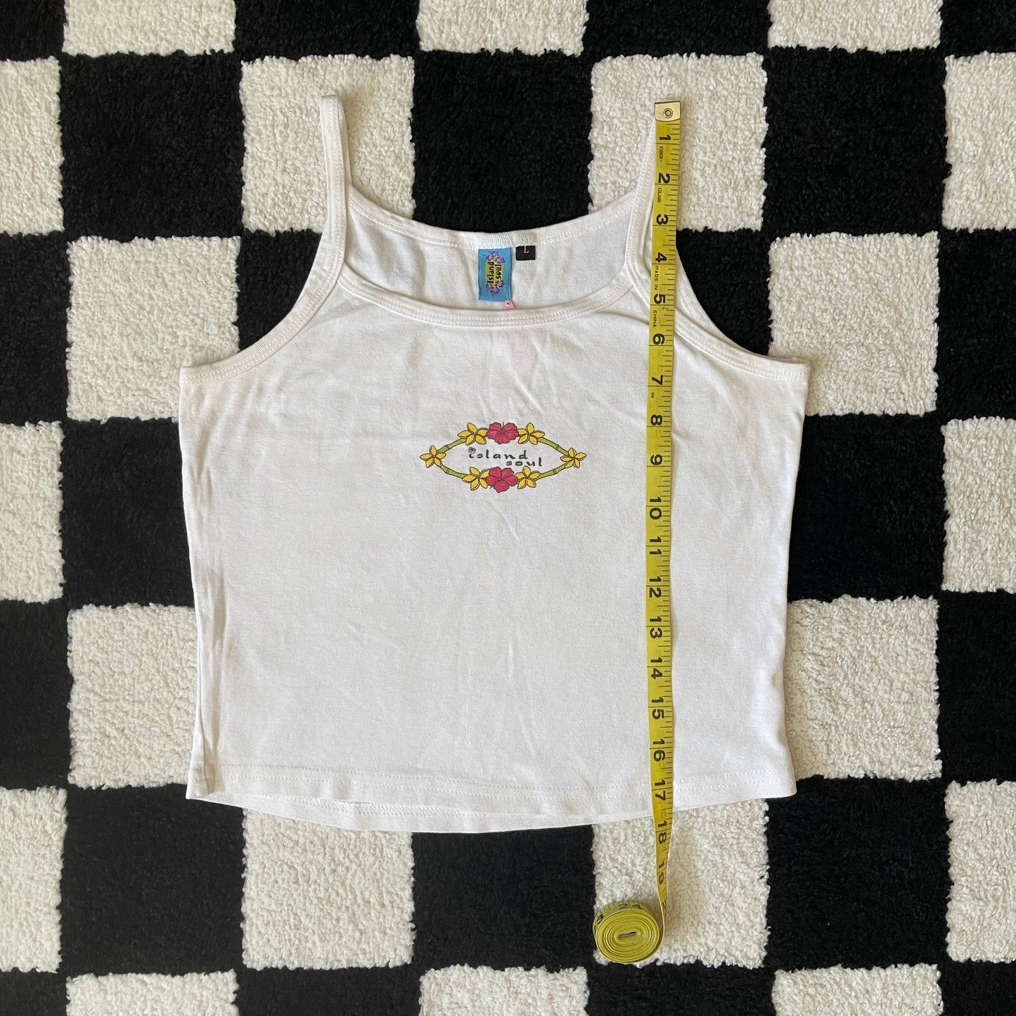 vintage whimsy 90s y2k graphic tank top