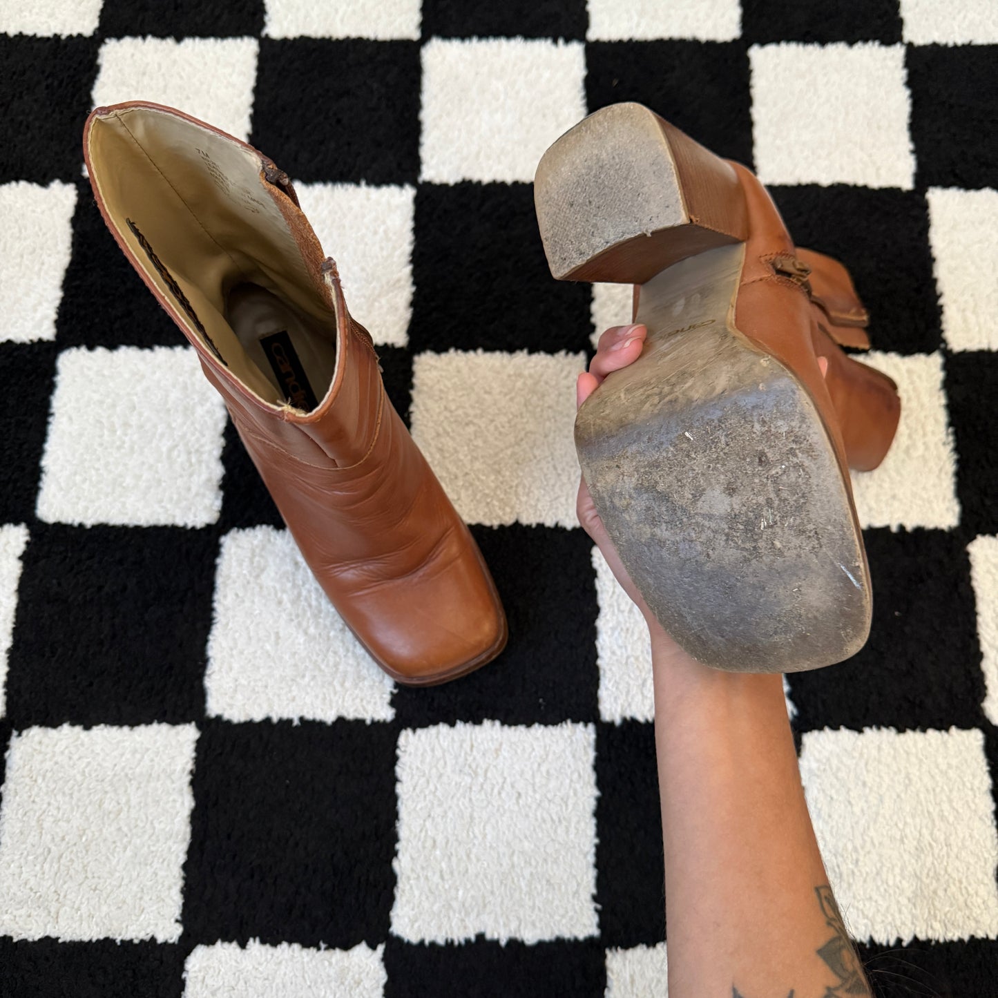 vintage whimsy 90s y2k CANDIE’S chunky platform boots