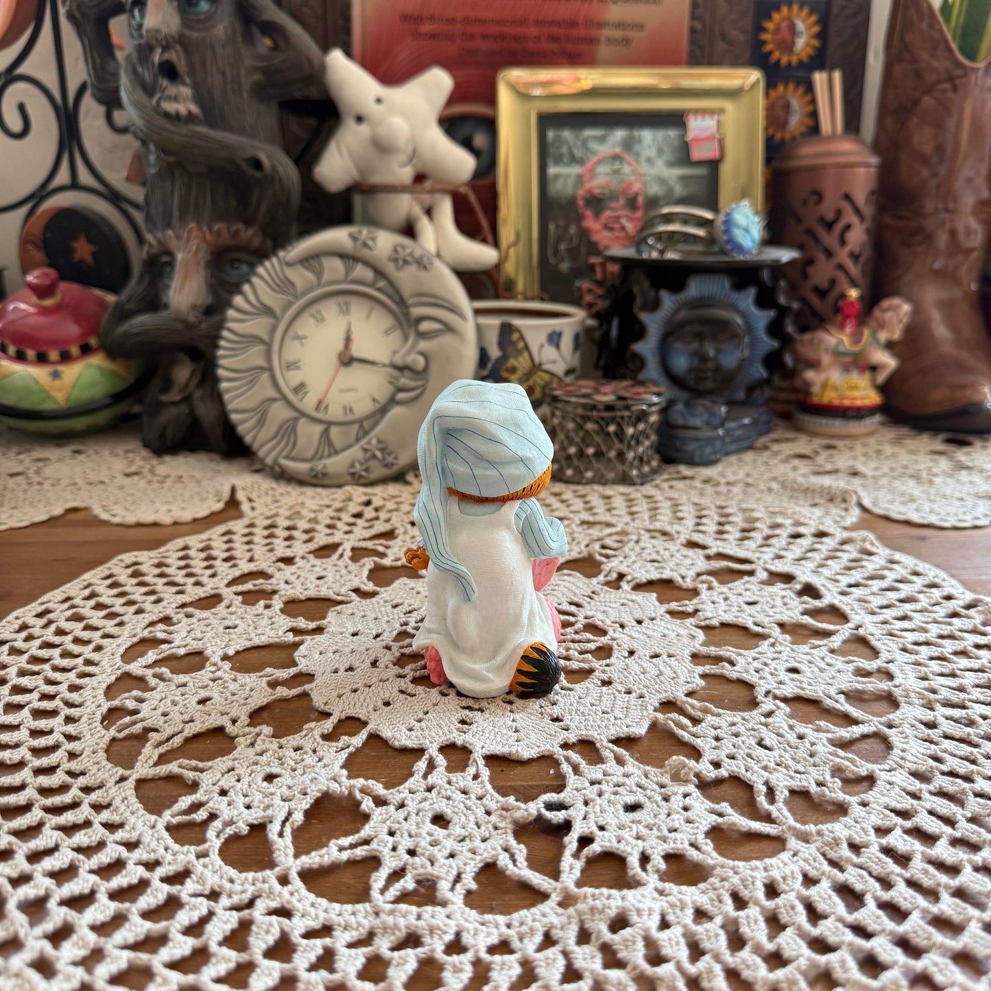 unique vintage whimsical garfield figure collectable trinket