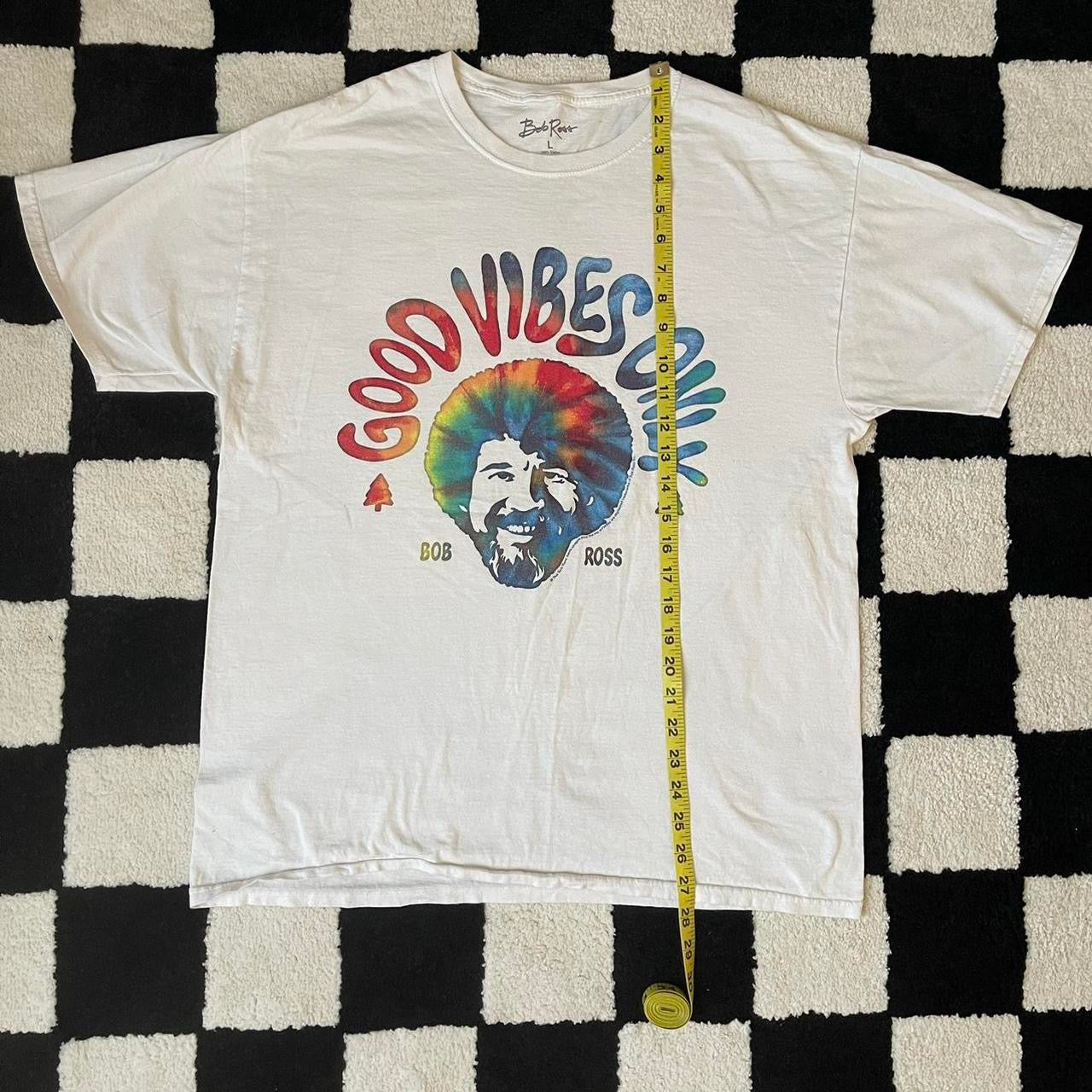 vintage whimsy 90s y2k BOB ROSS graphic t shirt