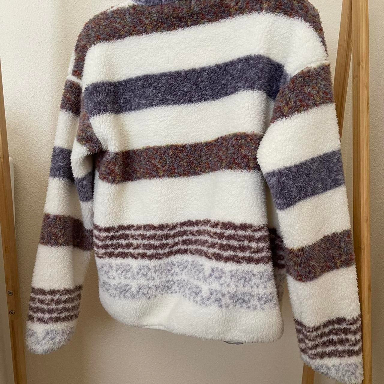 unique whimsy 90s y2k quarter zip pullover sweater