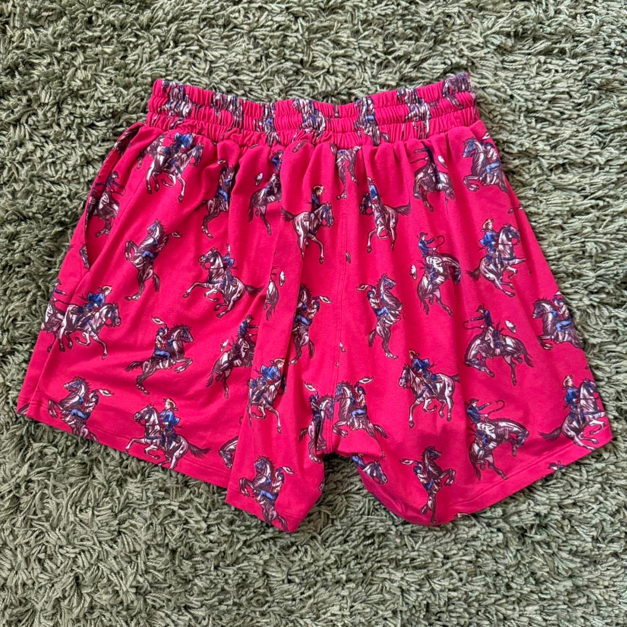 unique whimsy 90s y2k graphic lounge shorts