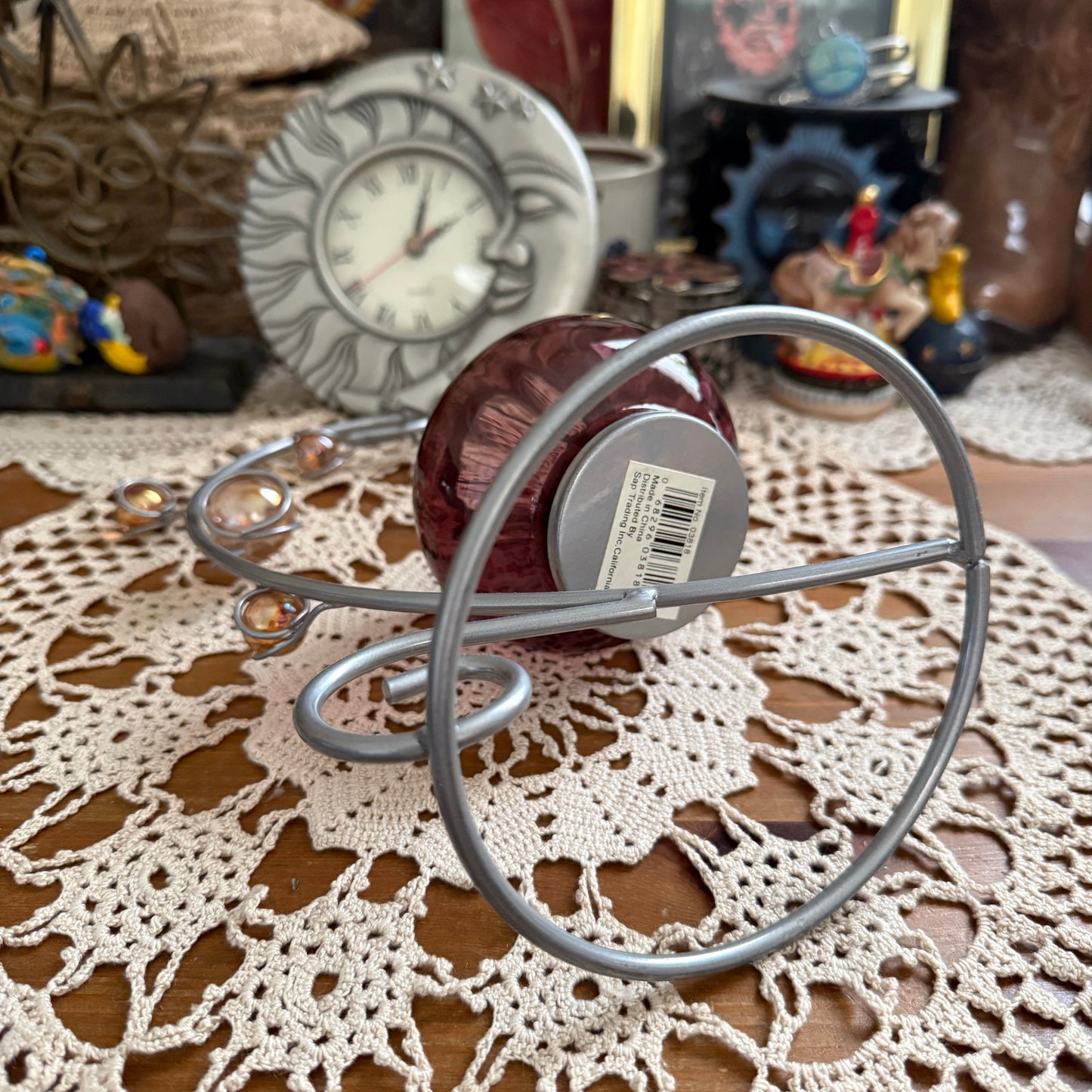 unique vintage whimsical candle holder