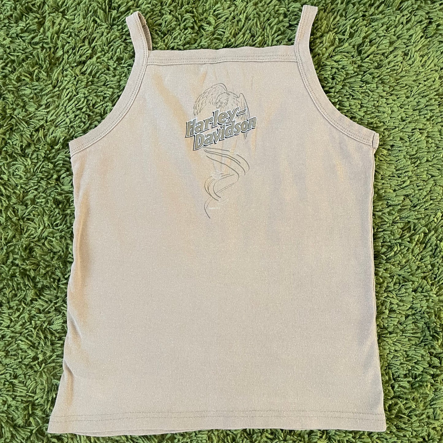 vintage whimsy 90s y2k HARLEY DAVIDSON graphic tank top