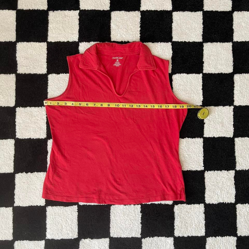 vintage whimsy 90s y2k NORTH CREST tank top