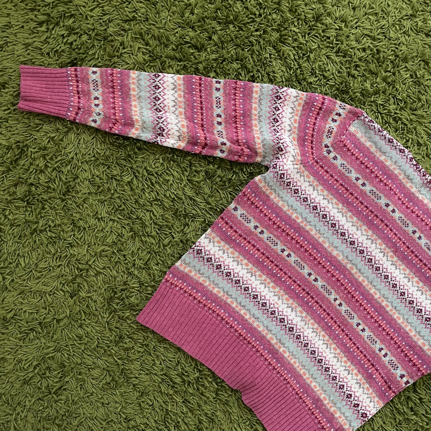 unique vintage whimsy 90s y2k knit cardigan sweater