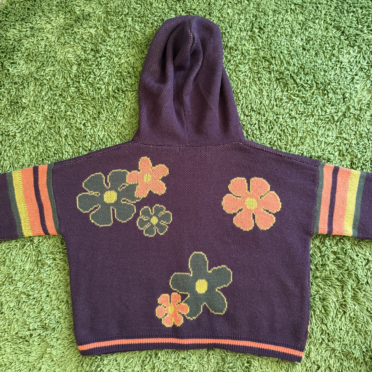 unique vintage whimsy 90s y2k knit cardigan sweater