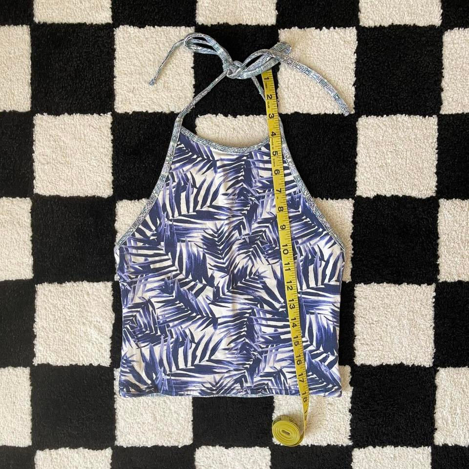 handmade unique vintage whimsy 90s y2k halter top