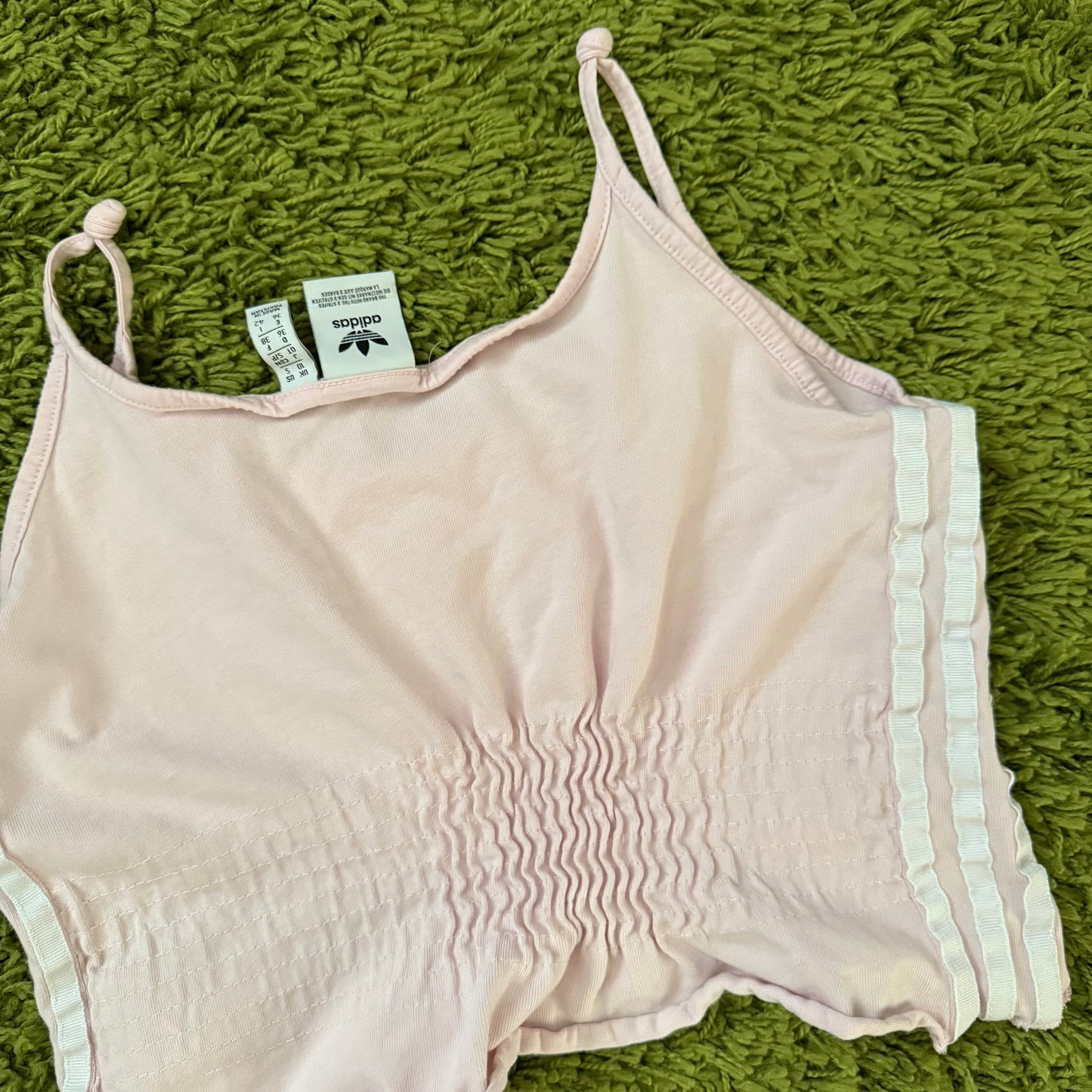 vintage whimsy 90s y2k ADIDAS cami top