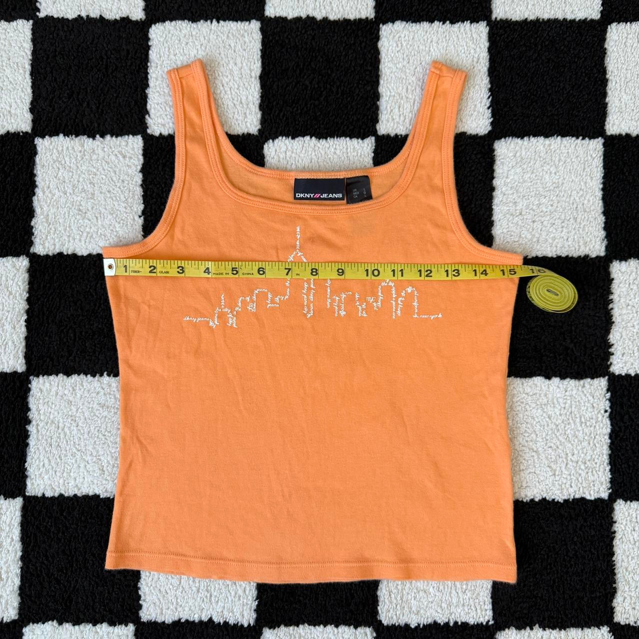 vintage whimsy y2k grunge DKNY JEANS graphic tank top