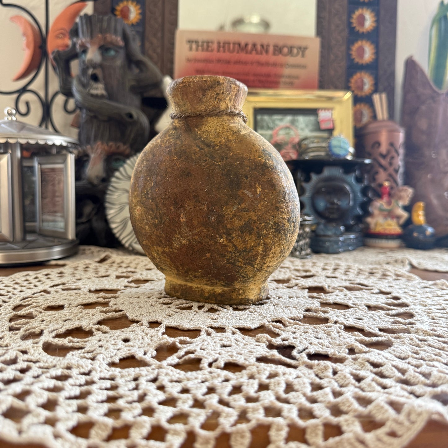 unique vintage whimsical celestial sun folk art collectable