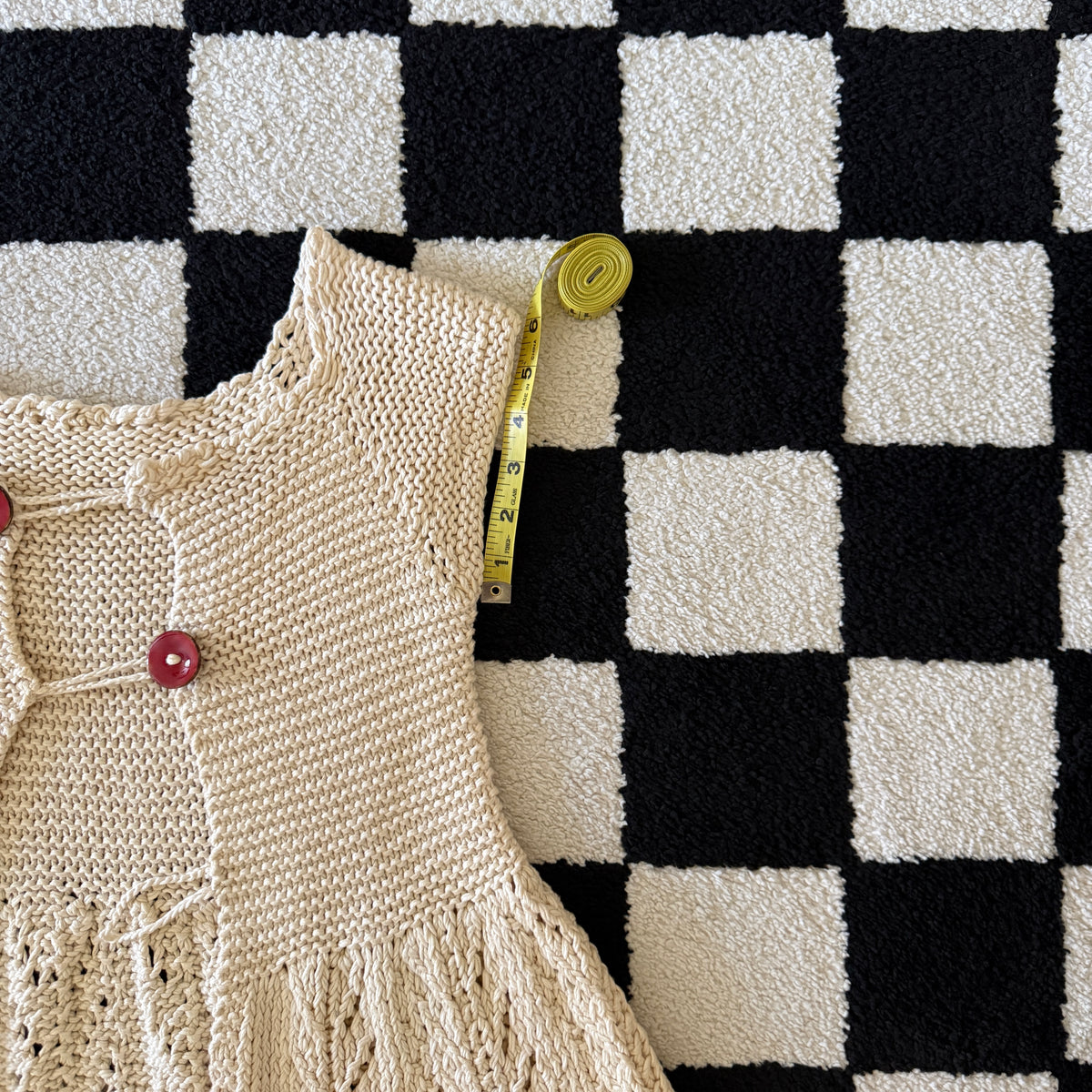 unique handmade vintage whimsical 90s y2k babydoll knit cardigan sweater