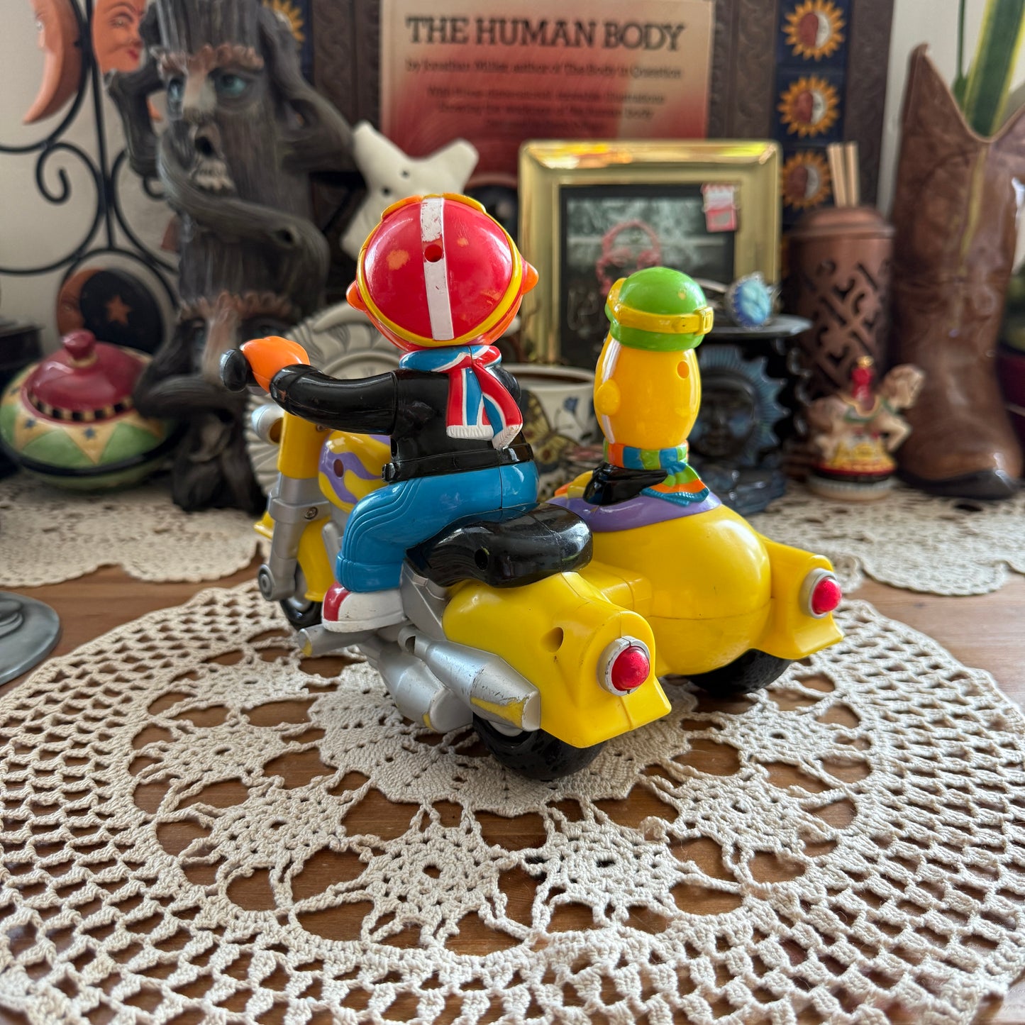 unique vintage whimsical bert and ernie figure collectable