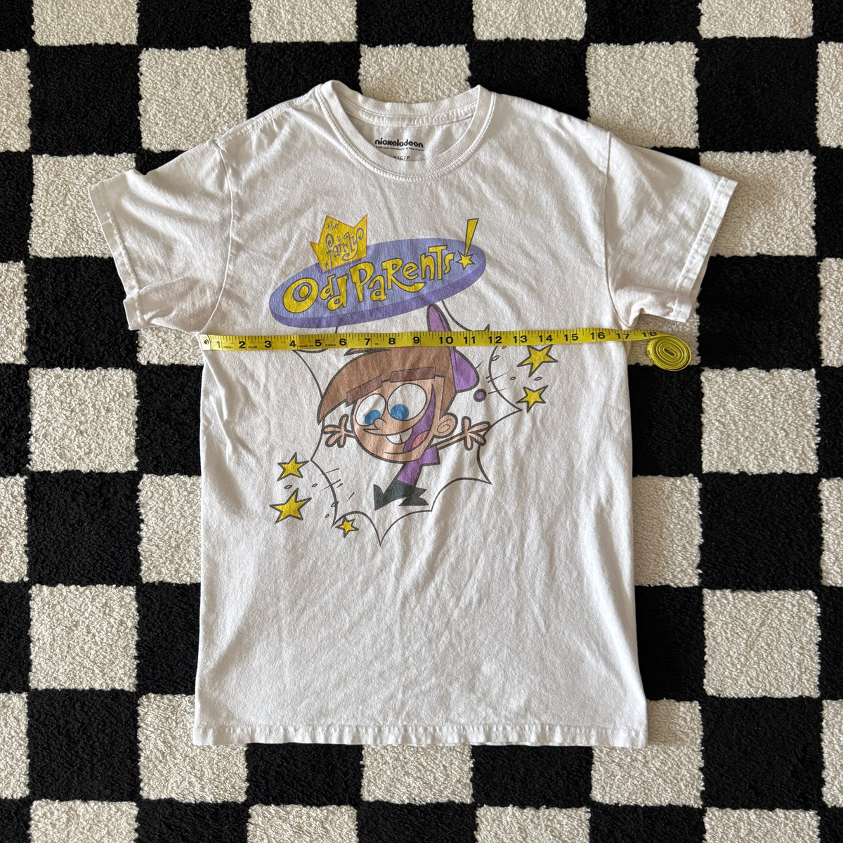 unique vintage whimsical 90s y2k THE FAIRLY ODD PARENTS graphic tee