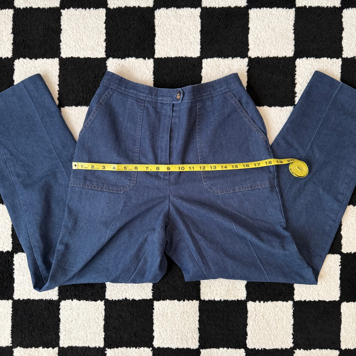 vintage whimsical 90s y2k denim pants