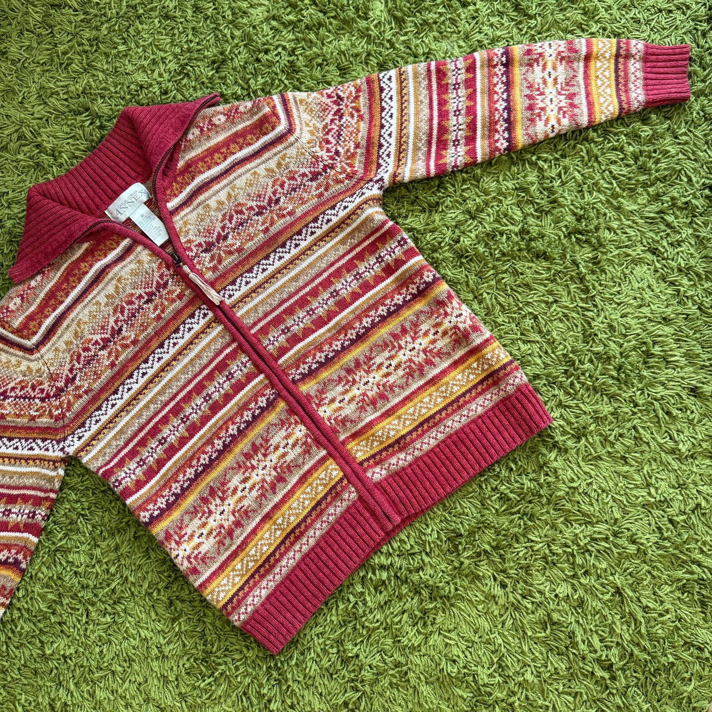vintage whimsy 90s y2k knit cardigan sweater