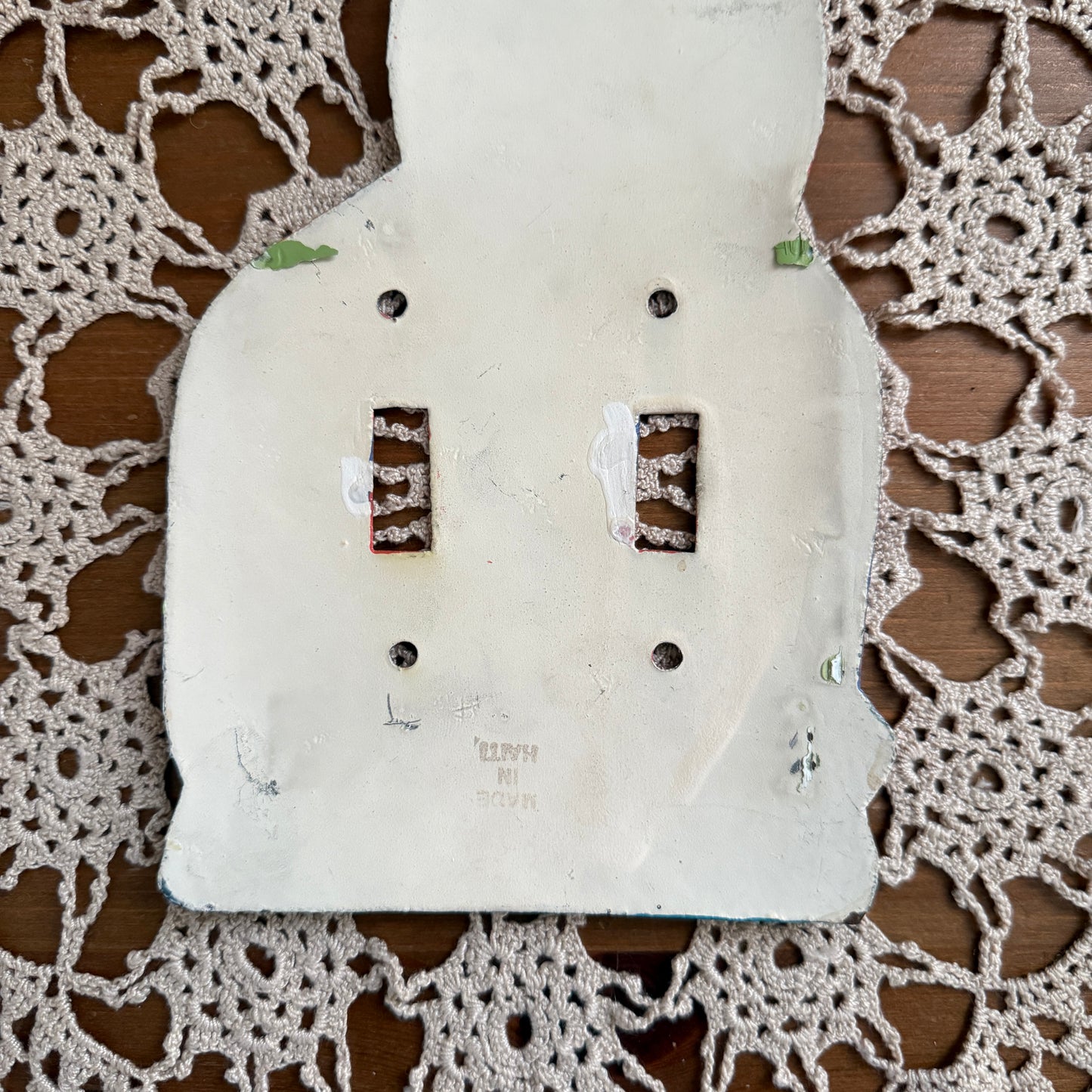 unique vintage whimsical LAURAL BURCH cat light switch cover collectable