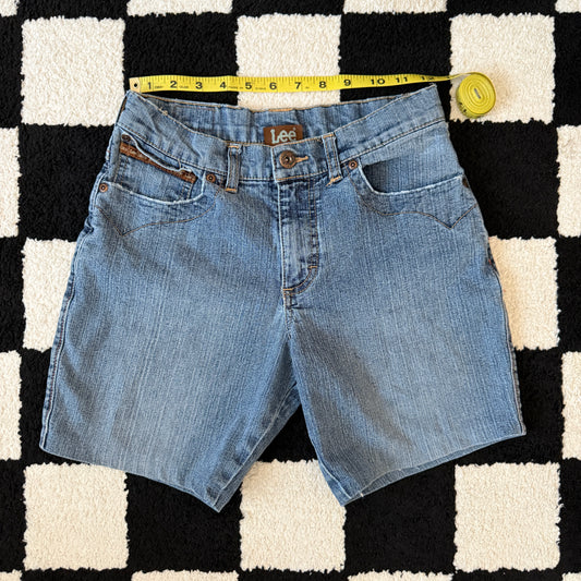 vintage whimsy 90s y2k LEE denim bermuda shorts