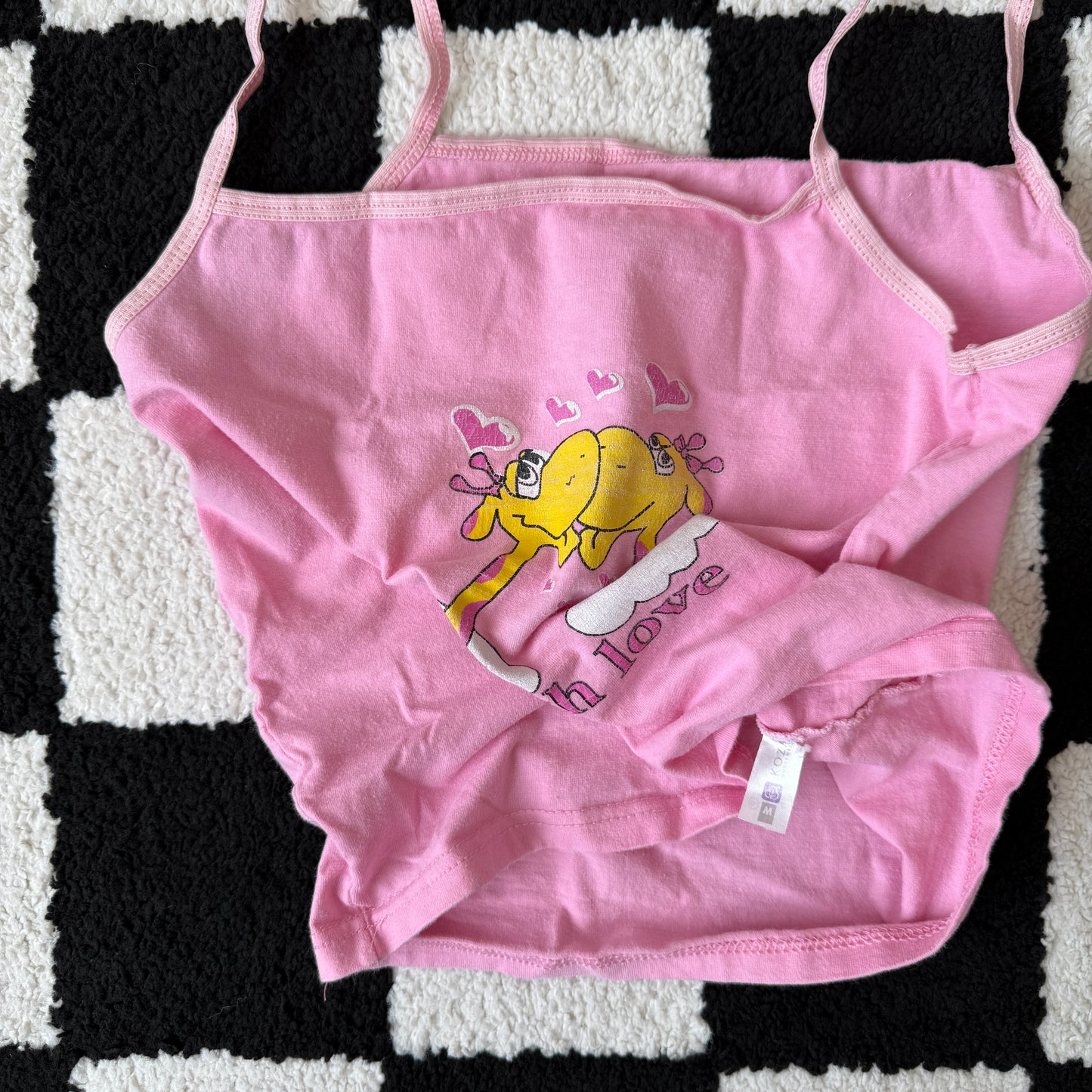 unique vintage whimsical 90s y2k graphic tank top