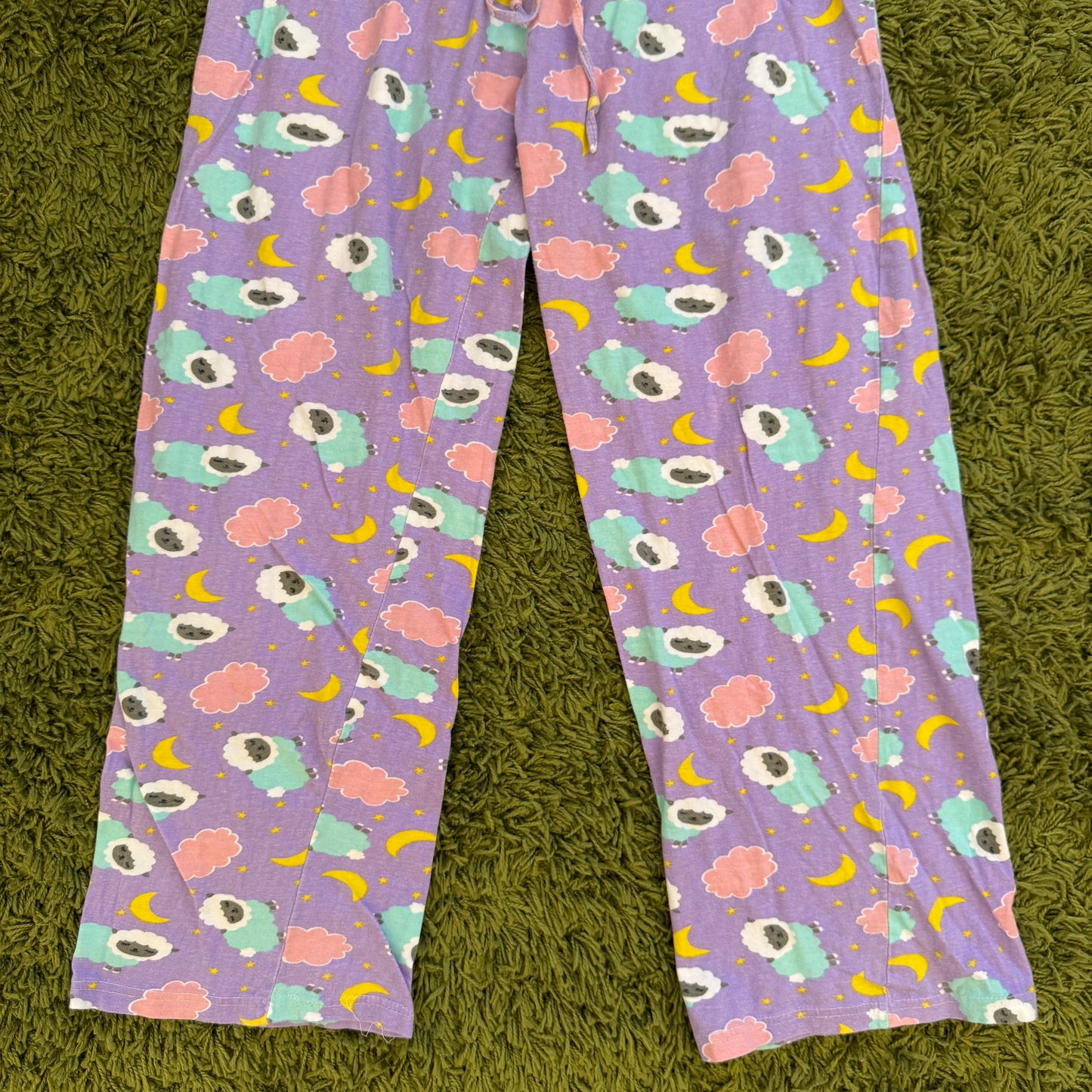 unique vintage whimsical celestial 90s y2k lounge pants