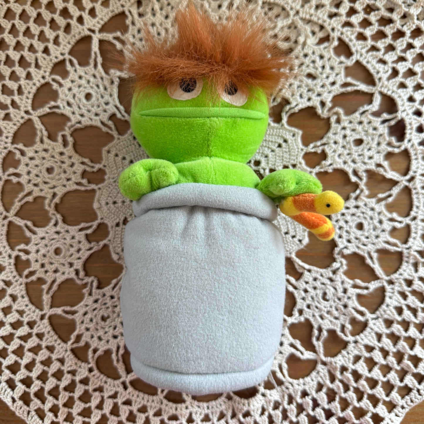 unique vintage whimsical OSCAR THE GROUCH plush collectable