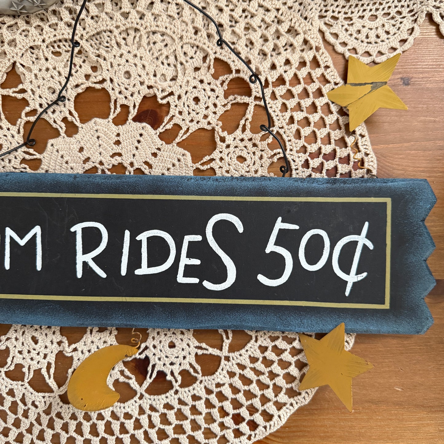 unique whimsical celestial moon and stars collectable wall decor