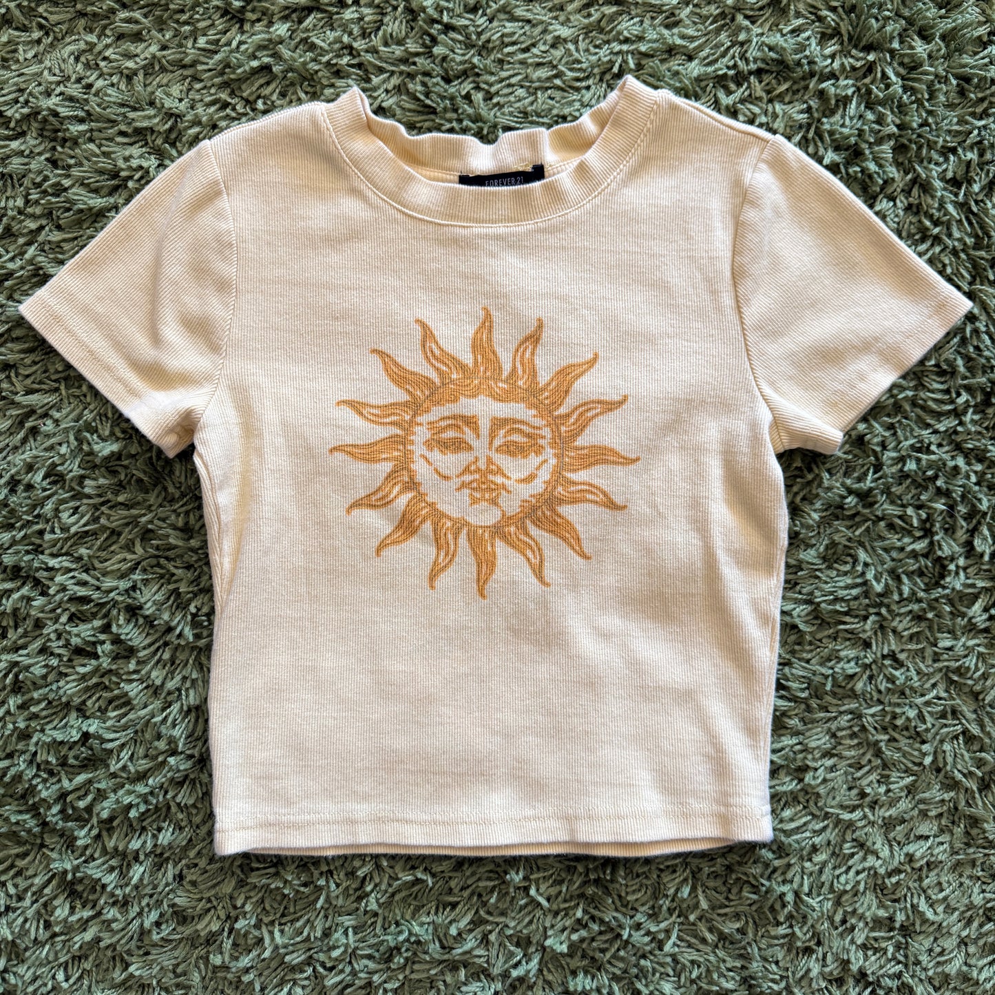 unique vintage whimsical 90s y2k celestial graphic baby tee