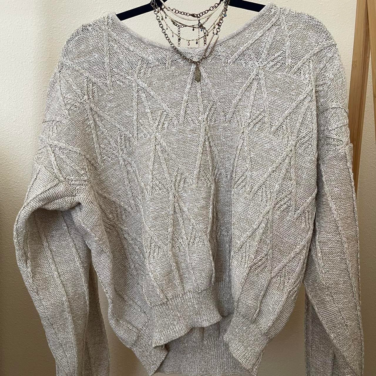 earth tone pullover sweater