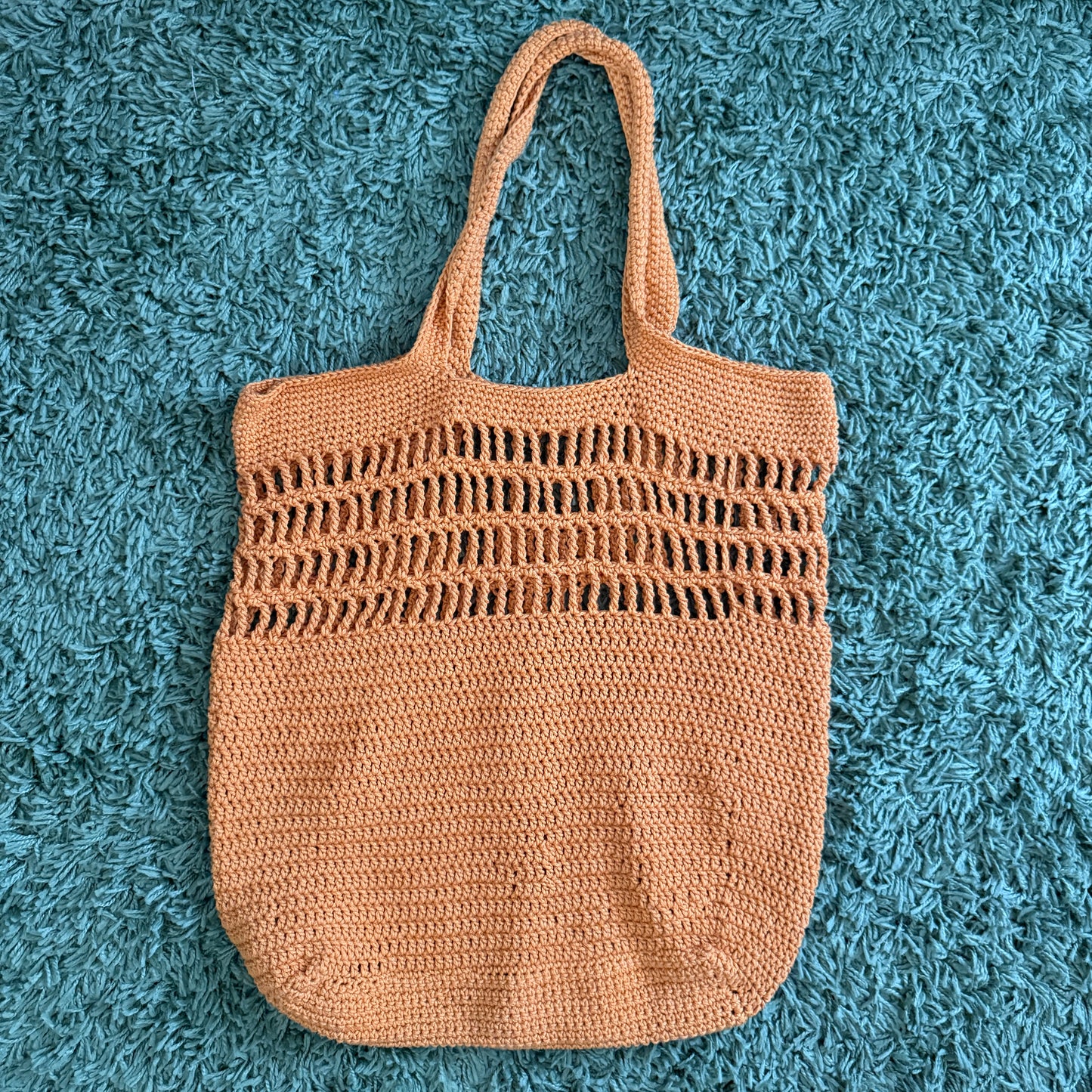 unique vintage whimsical 90s y2k crochet tote bag