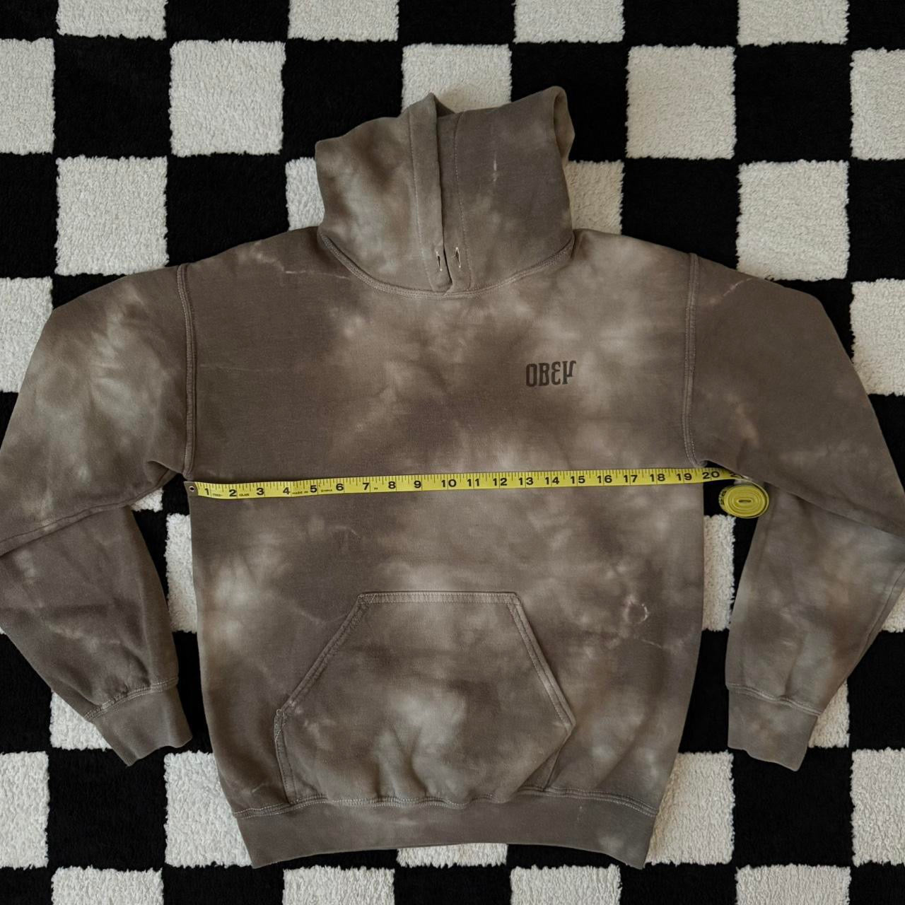 vintage whimsy 90s y2k OBEY graphic pullover hoodie