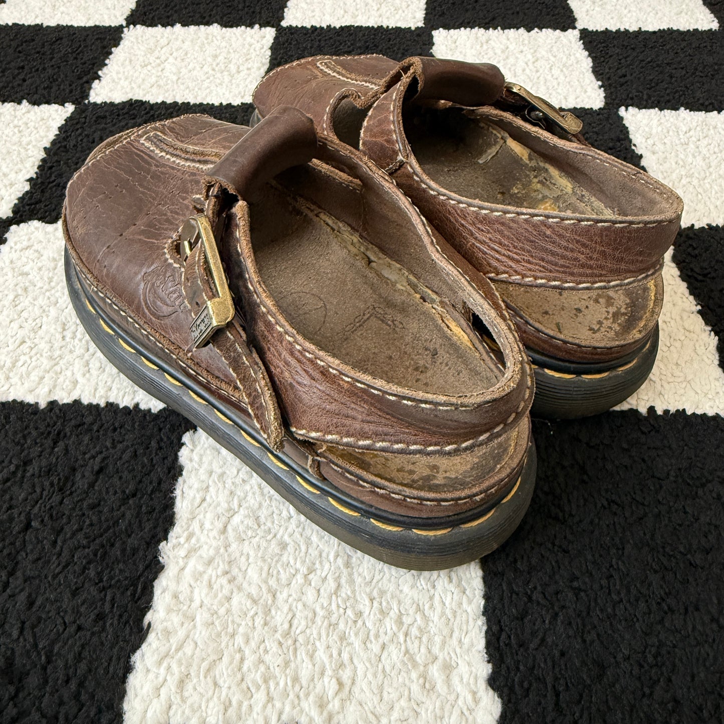 unique vintage whimsical 90s y2k DR. MARTEN chunky sandals