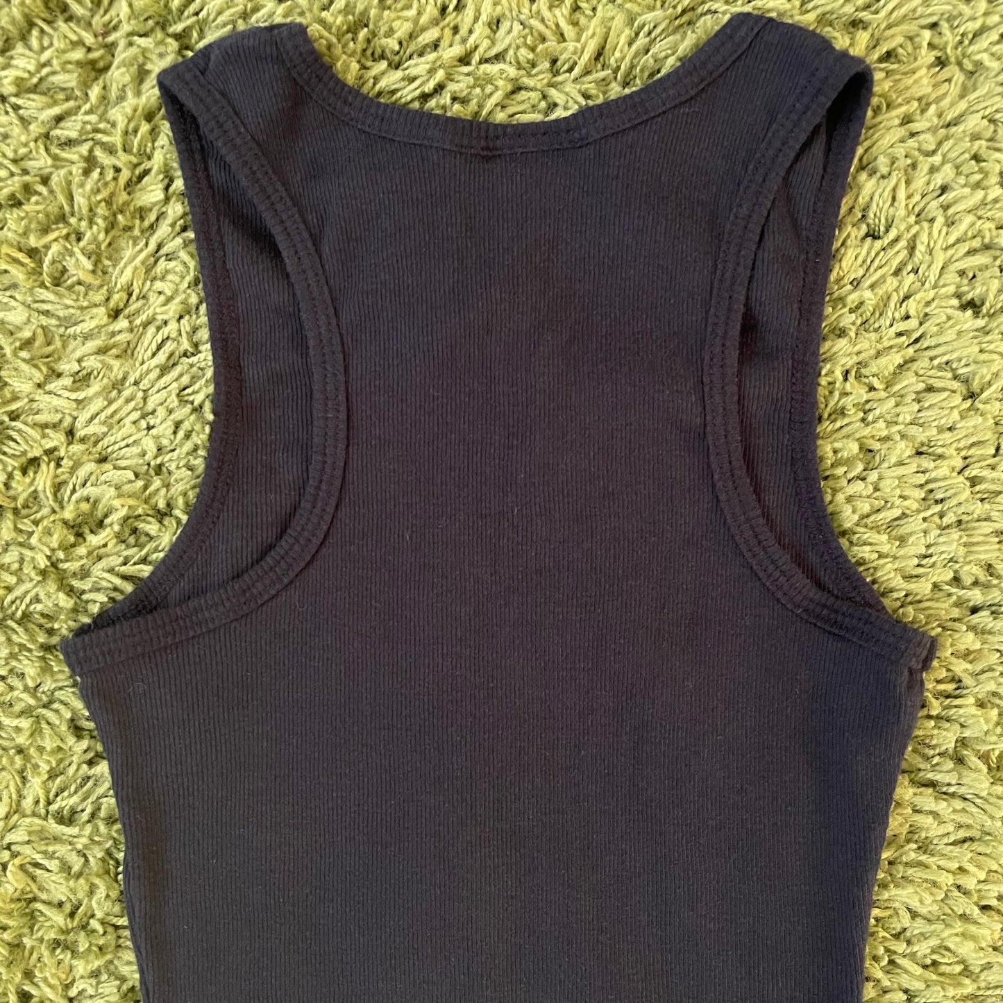 ribbed “VERY SEXY” graphic tank top