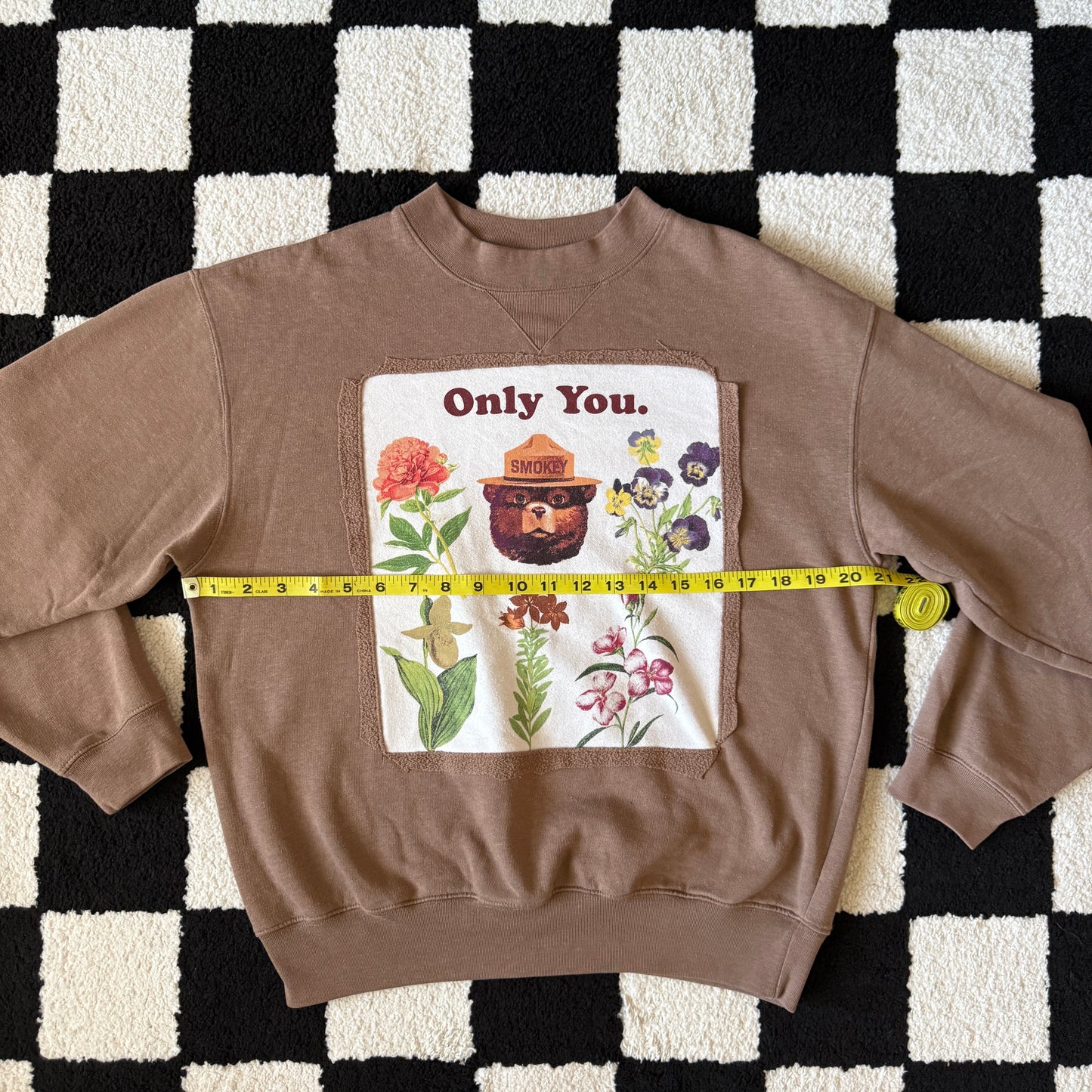 unique handmade whimsy 90s y2k graphic pullover sweatshirt